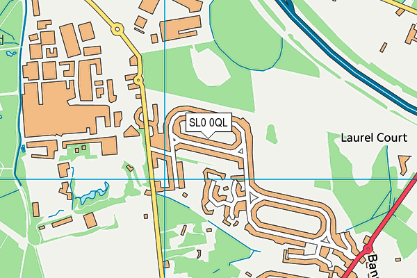 SL0 0QL map - OS VectorMap District (Ordnance Survey)