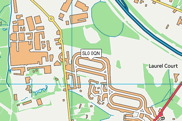 SL0 0QN map - OS VectorMap District (Ordnance Survey)