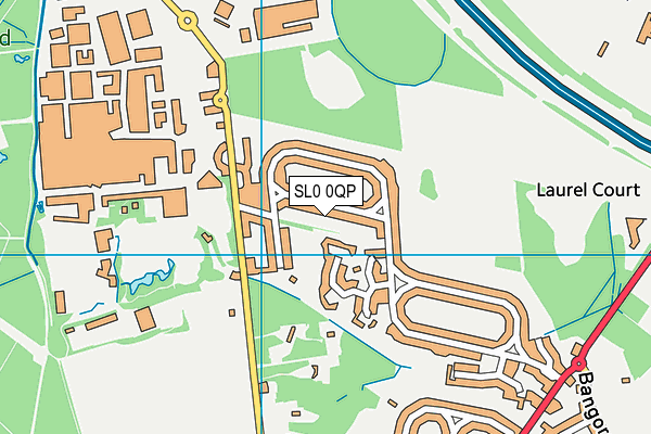 SL0 0QP map - OS VectorMap District (Ordnance Survey)