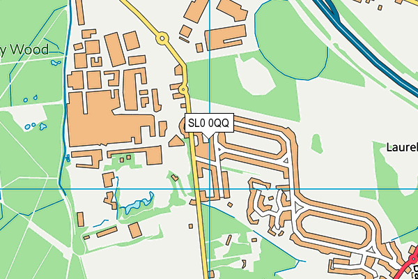 SL0 0QQ map - OS VectorMap District (Ordnance Survey)