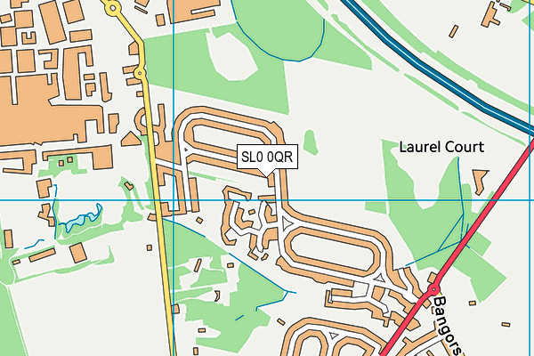 SL0 0QR map - OS VectorMap District (Ordnance Survey)