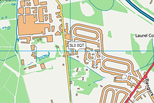 SL0 0QT map - OS VectorMap District (Ordnance Survey)