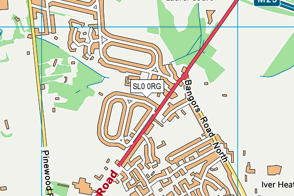 SL0 0RG map - OS VectorMap District (Ordnance Survey)