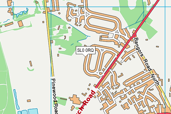 SL0 0RQ map - OS VectorMap District (Ordnance Survey)