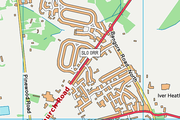 SL0 0RR map - OS VectorMap District (Ordnance Survey)
