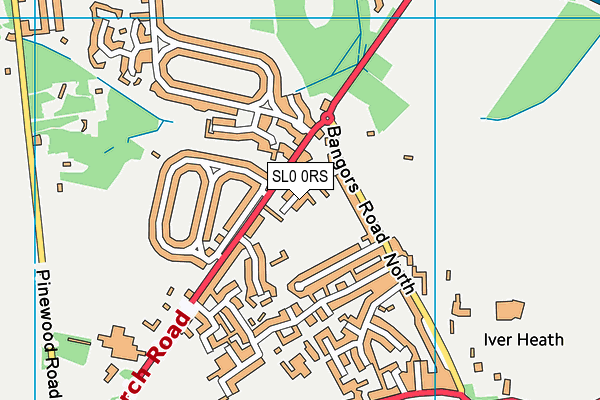 SL0 0RS map - OS VectorMap District (Ordnance Survey)