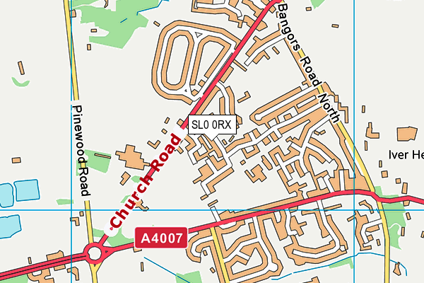 SL0 0RX map - OS VectorMap District (Ordnance Survey)