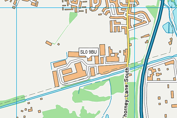 SL0 9BU map - OS VectorMap District (Ordnance Survey)