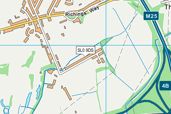 SL0 9DS map - OS VectorMap District (Ordnance Survey)