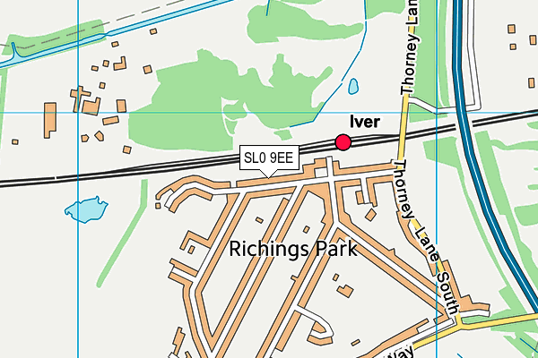 SL0 9EE map - OS VectorMap District (Ordnance Survey)
