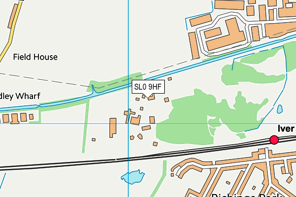 SL0 9HF map - OS VectorMap District (Ordnance Survey)