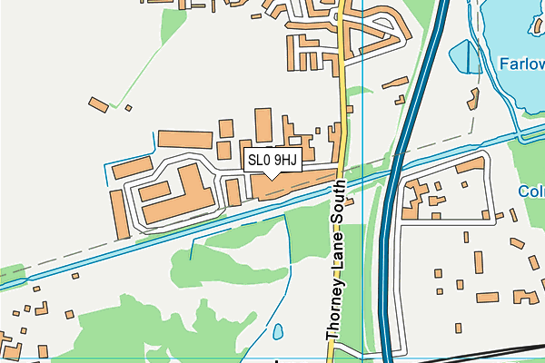SL0 9HJ map - OS VectorMap District (Ordnance Survey)