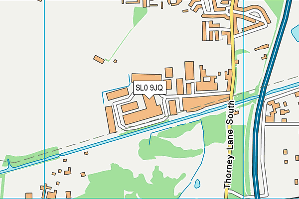 SL0 9JQ map - OS VectorMap District (Ordnance Survey)