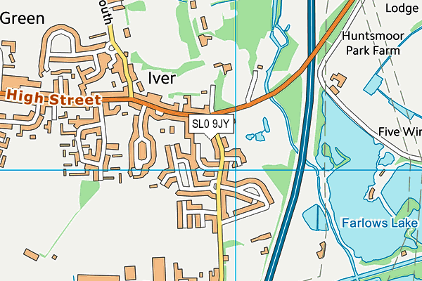 SL0 9JY map - OS VectorMap District (Ordnance Survey)