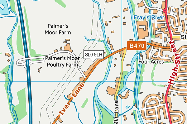 SL0 9LH map - OS VectorMap District (Ordnance Survey)