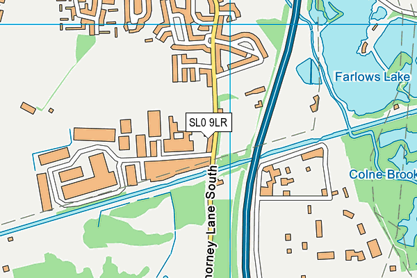 SL0 9LR map - OS VectorMap District (Ordnance Survey)
