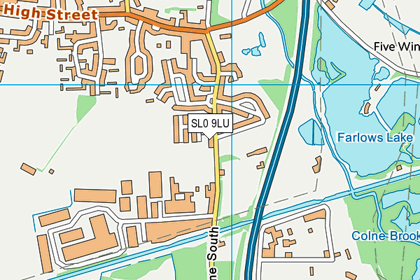 SL0 9LU map - OS VectorMap District (Ordnance Survey)