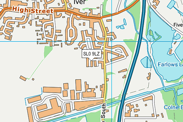SL0 9LZ map - OS VectorMap District (Ordnance Survey)