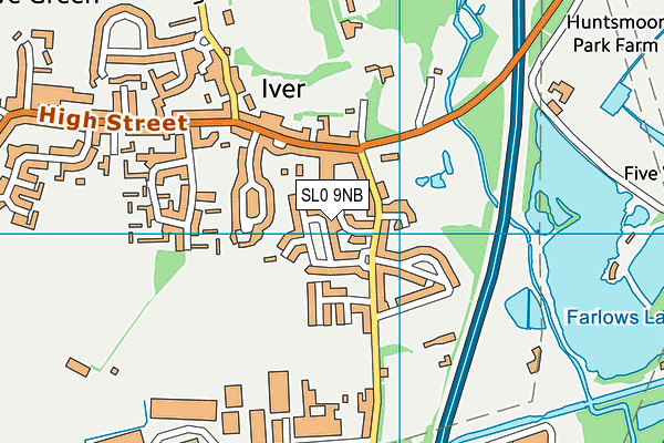 SL0 9NB map - OS VectorMap District (Ordnance Survey)