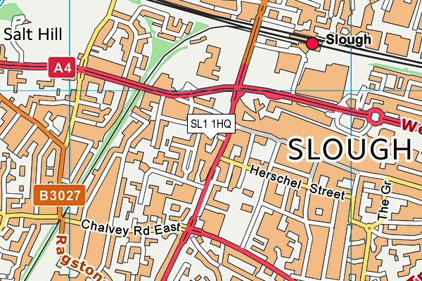 SL1 1HQ map - OS VectorMap District (Ordnance Survey)