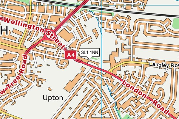 SL1 1NN map - OS VectorMap District (Ordnance Survey)