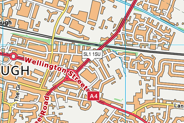 SL1 1SU map - OS VectorMap District (Ordnance Survey)