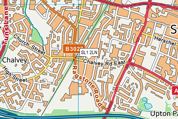 SL1 2LN map - OS VectorMap District (Ordnance Survey)