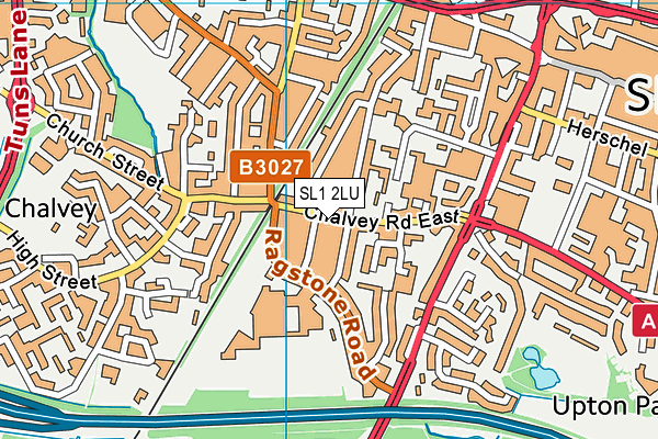 SL1 2LU map - OS VectorMap District (Ordnance Survey)