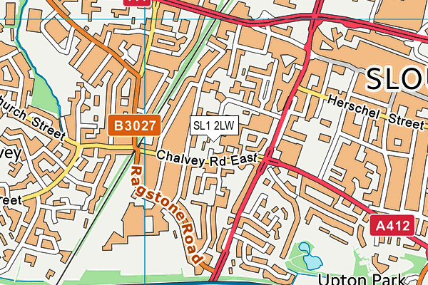 SL1 2LW map - OS VectorMap District (Ordnance Survey)