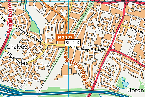 SL1 2LX map - OS VectorMap District (Ordnance Survey)