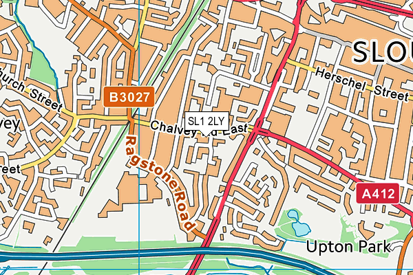 SL1 2LY map - OS VectorMap District (Ordnance Survey)