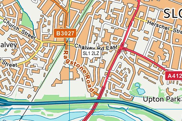 SL1 2LZ map - OS VectorMap District (Ordnance Survey)
