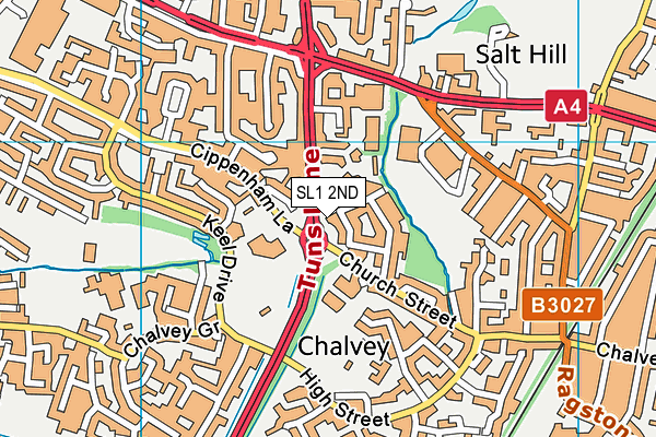 SL1 2ND map - OS VectorMap District (Ordnance Survey)