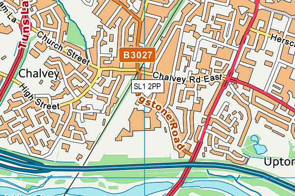 SL1 2PP map - OS VectorMap District (Ordnance Survey)