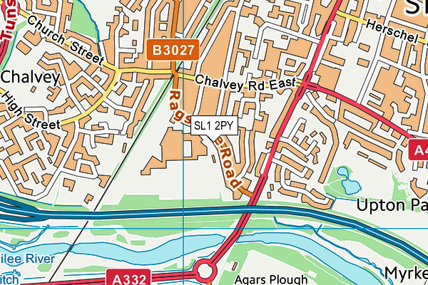 SL1 2PY map - OS VectorMap District (Ordnance Survey)