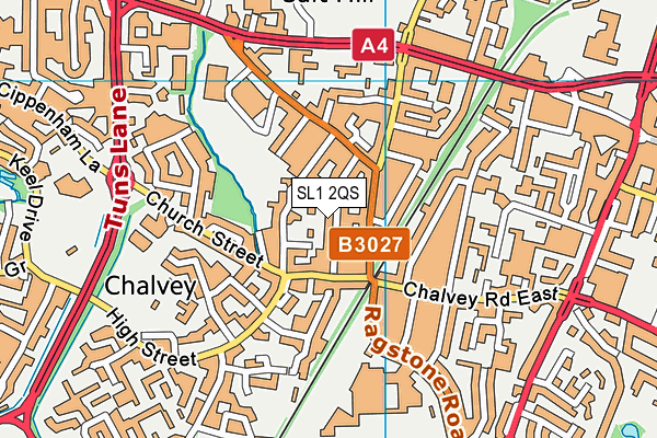 SL1 2QS map - OS VectorMap District (Ordnance Survey)
