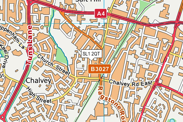 SL1 2QT map - OS VectorMap District (Ordnance Survey)