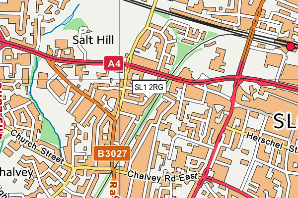 SL1 2RG map - OS VectorMap District (Ordnance Survey)