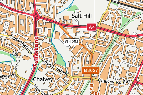 SL1 2RJ map - OS VectorMap District (Ordnance Survey)