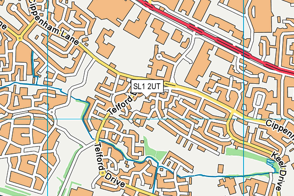 SL1 2UT map - OS VectorMap District (Ordnance Survey)