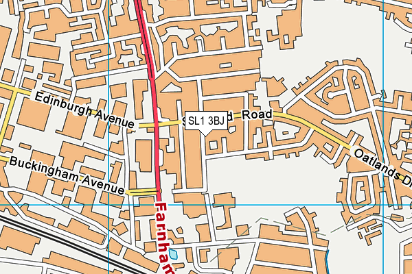 SL1 3BJ map - OS VectorMap District (Ordnance Survey)