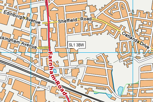 Herschel Grammar School map (SL1 3BW) - OS VectorMap District (Ordnance Survey)