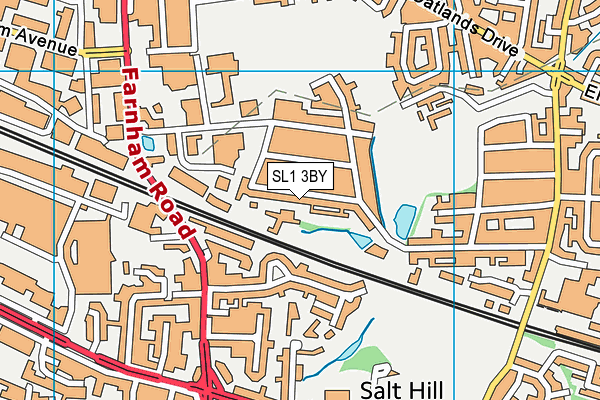 SL1 3BY map - OS VectorMap District (Ordnance Survey)