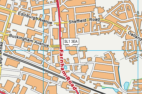 SL1 3EA map - OS VectorMap District (Ordnance Survey)