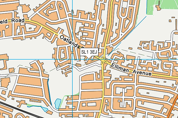 SL1 3EJ map - OS VectorMap District (Ordnance Survey)