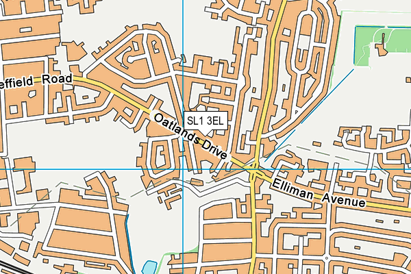 SL1 3EL map - OS VectorMap District (Ordnance Survey)