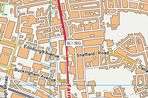 SL1 3EQ map - OS VectorMap District (Ordnance Survey)