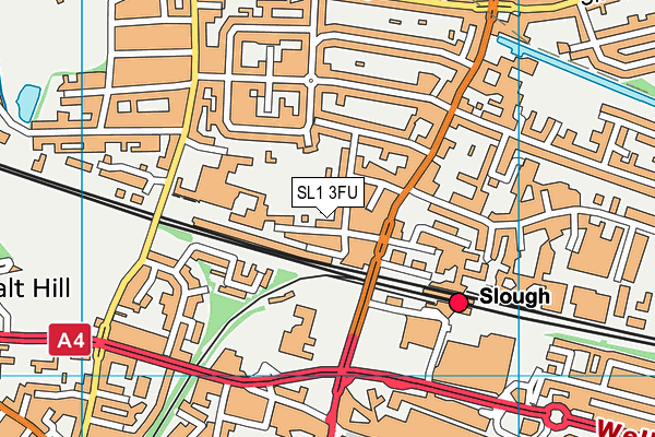 SL1 3FU map - OS VectorMap District (Ordnance Survey)