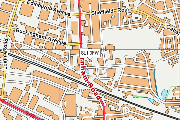 SL1 3FW map - OS VectorMap District (Ordnance Survey)