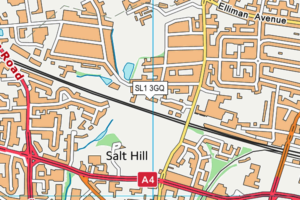 SL1 3GQ map - OS VectorMap District (Ordnance Survey)